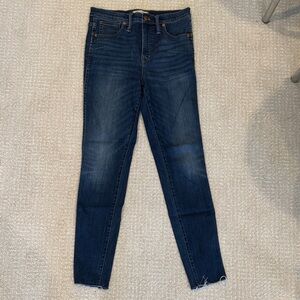 Madewell Dark Blue Skinny Jeans